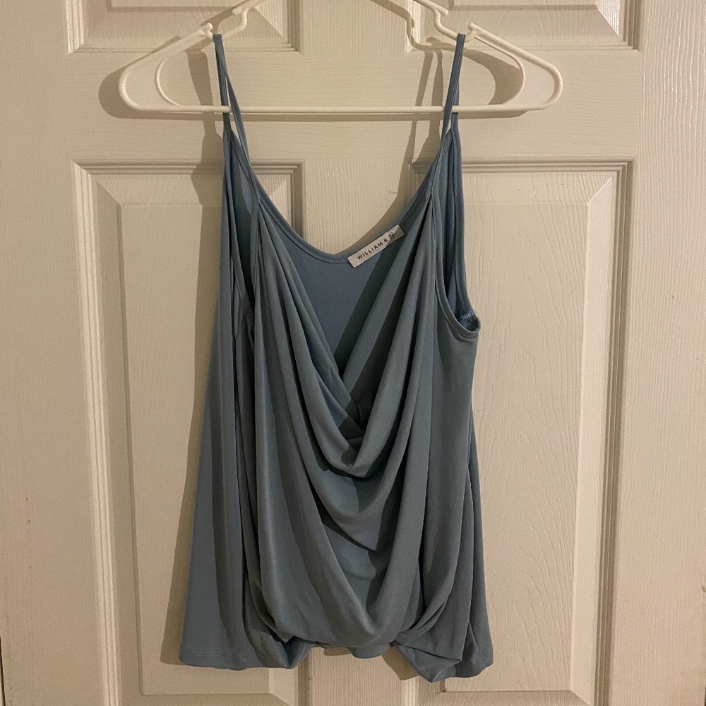 William B Light Blue Tank Top
